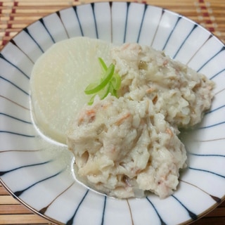 ふわふわ❤魚のすり身と冷凍大根の煮物❤